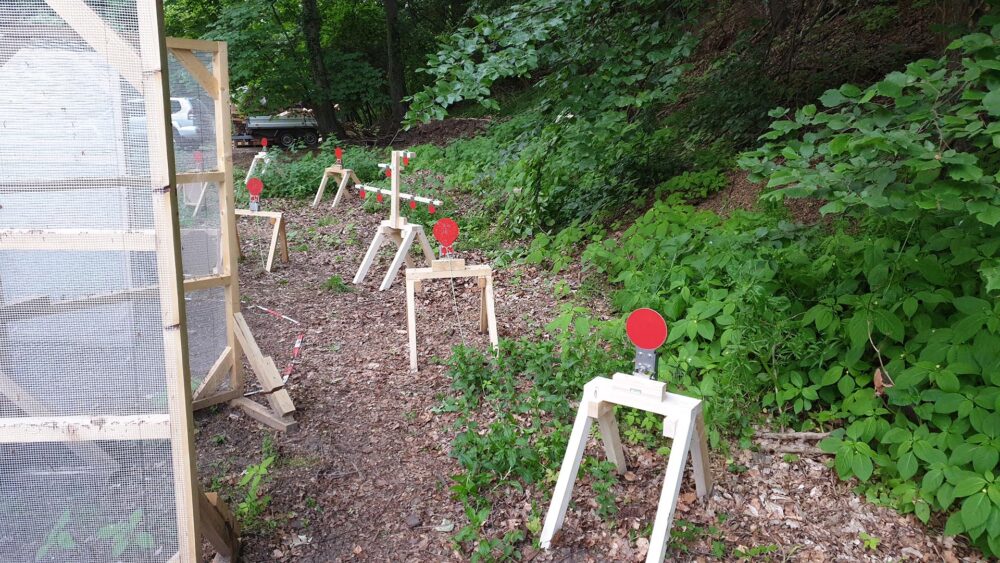 SP15 Klappscheiben im Action-Air-Parcours