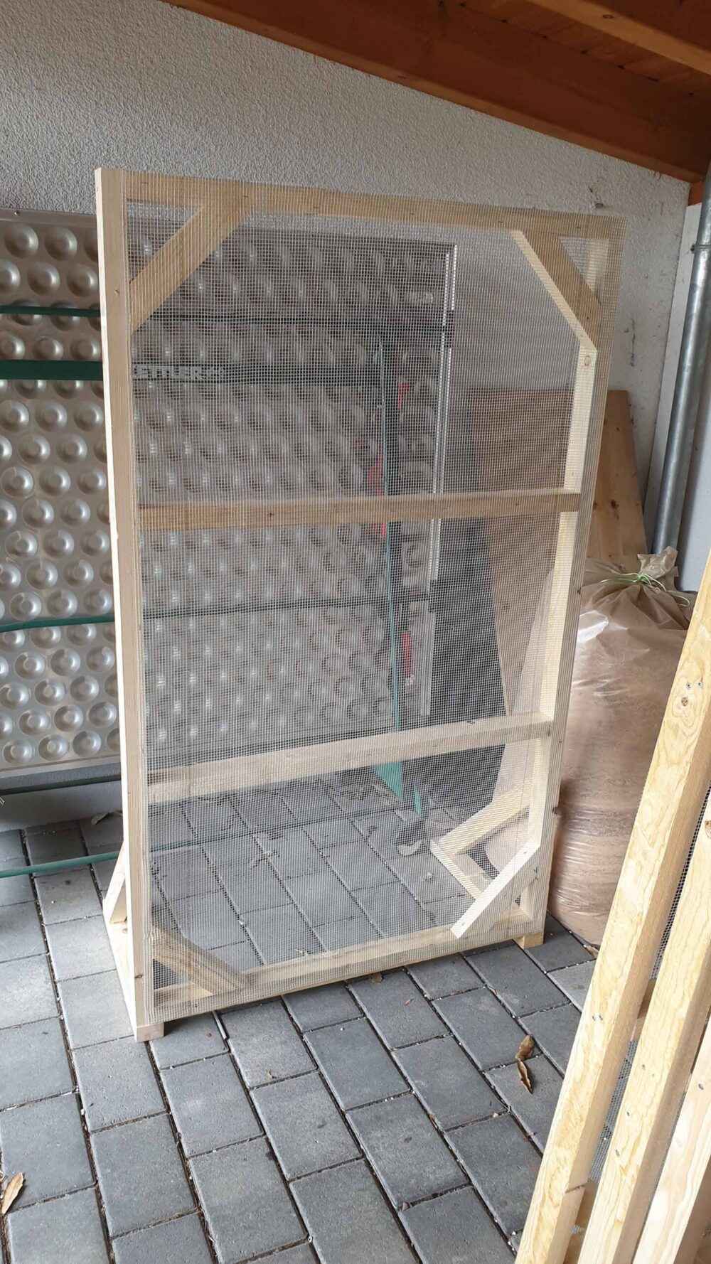 IPSC-Basis-Wand fertig gebaut