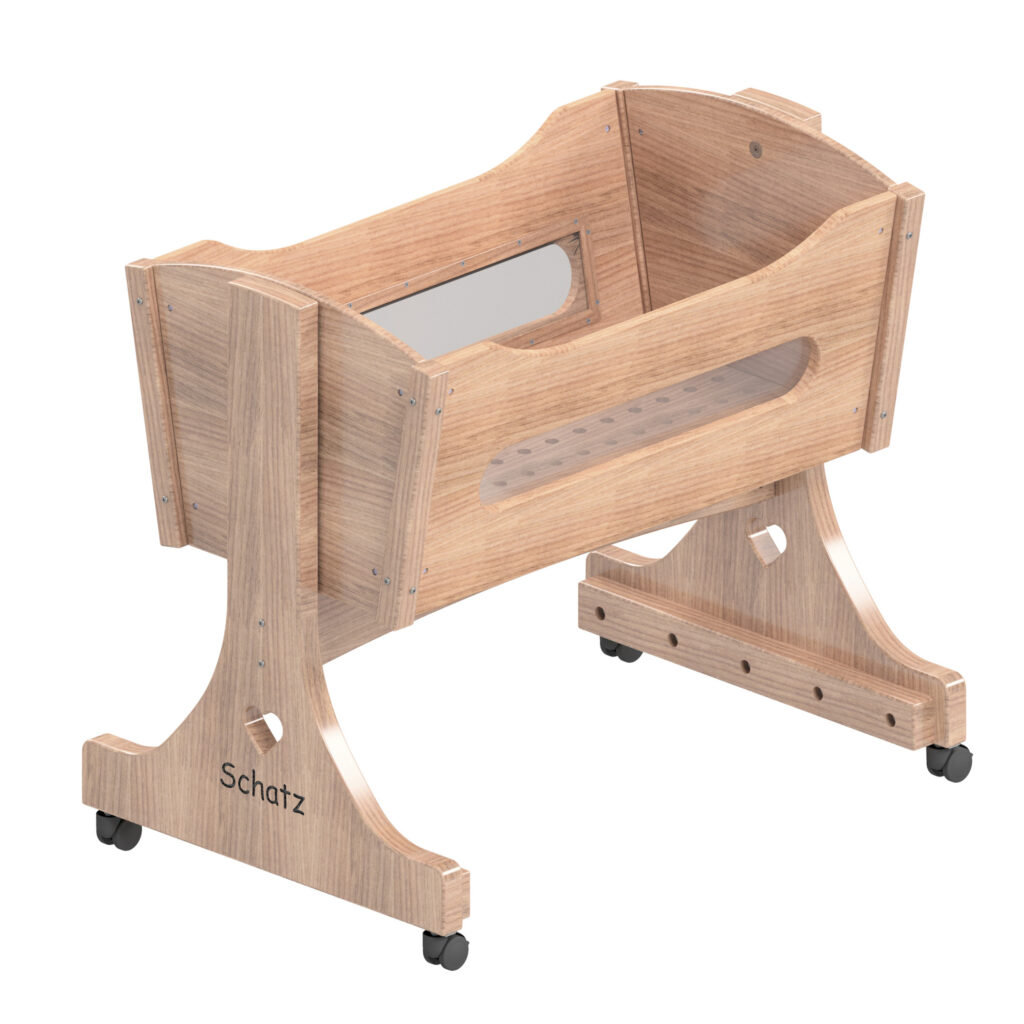 Babywiege aus Buche Bauplan