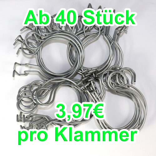 Federklammern S-Fix-40 mit Preis ab 40 Stück
